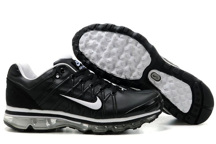 Mens Nike Air Max 2009 Black White Shoes